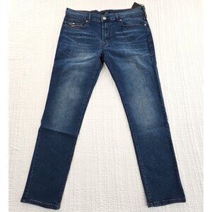 True Religion Rocco Jeans Men's 36x32 Dark Wash NEW Flap Pockets Relaxed NWT